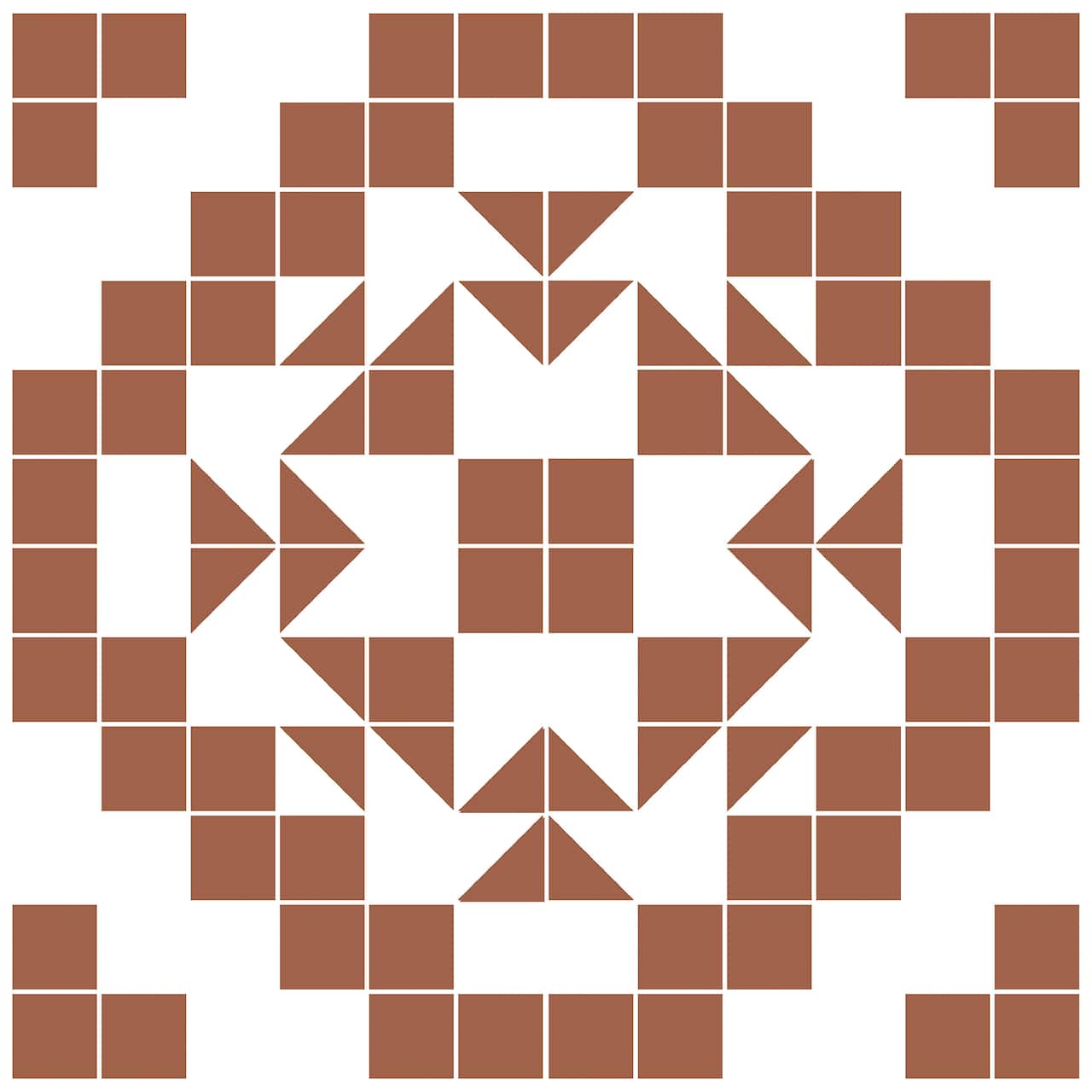 FloorPops Matias Terra Cotta Peel & Stick Floor Tiles